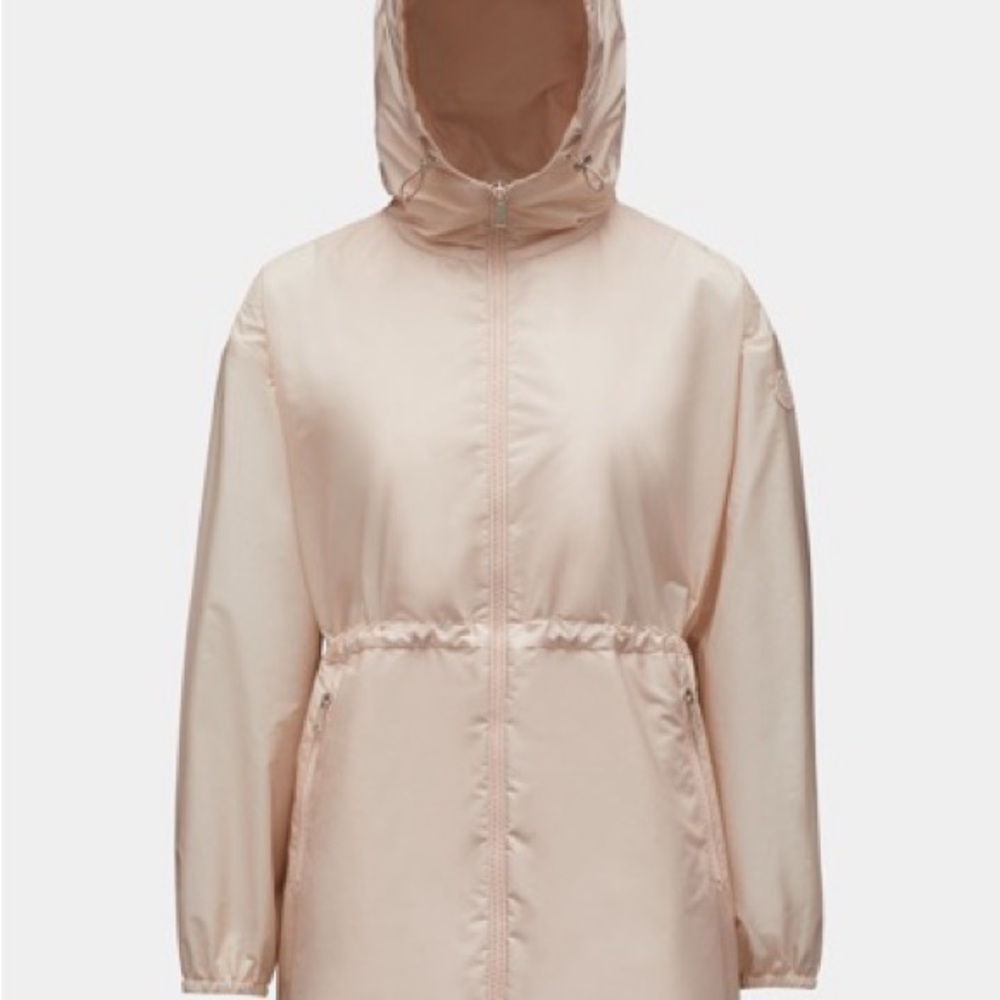 MONCLER Wete Hooded Jacket Pastel Pink Color Size 3/L Op$ 1395
